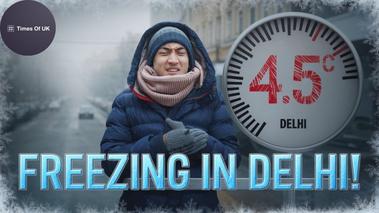 Delhi: Minimum Temperature Dips To 4.5&deg;C