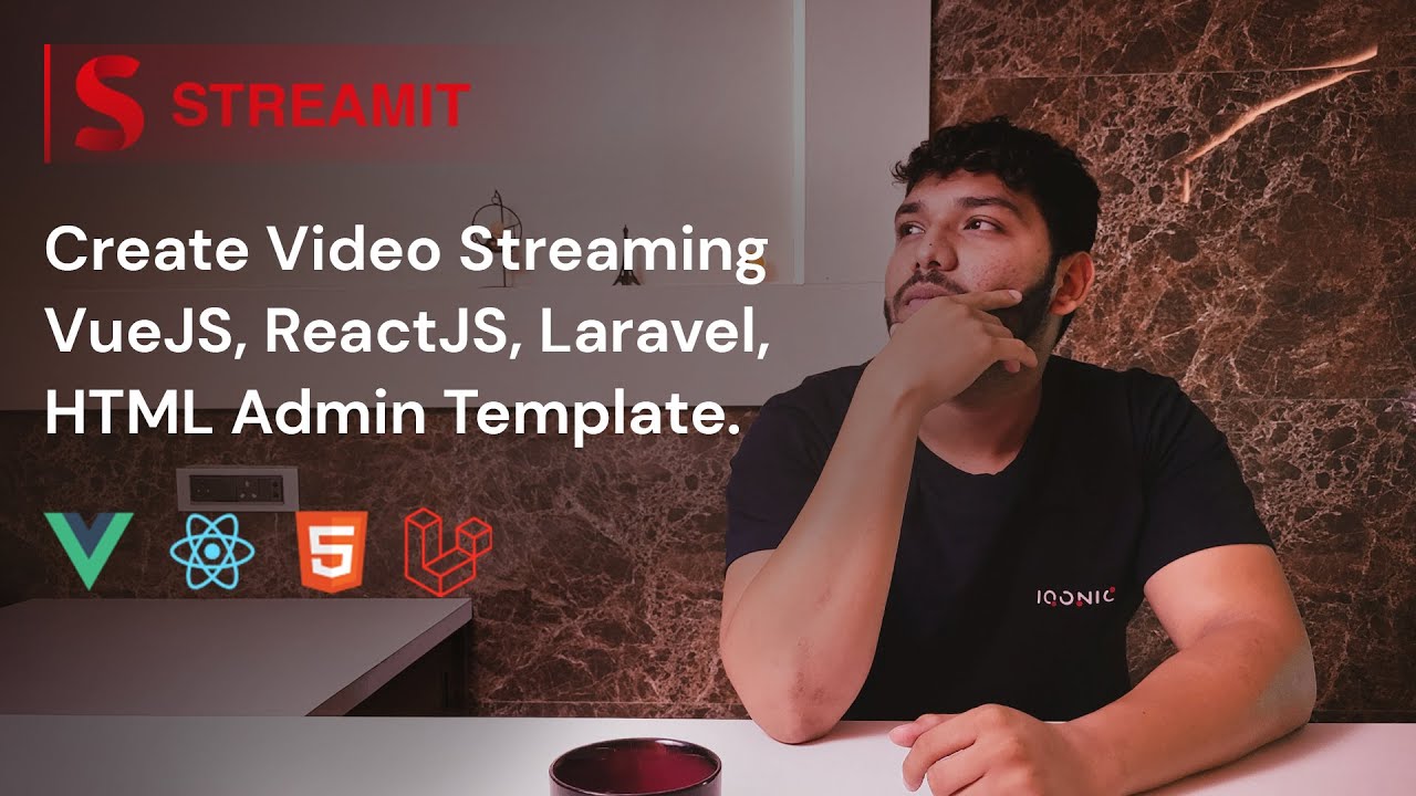 Create Video Streaming VueJS, ReactJS, Laravel, HTML Admin Template + RTL | Streamit | Iqonic Design