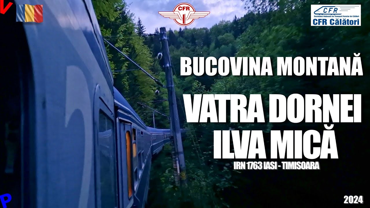 Calatorie Fascinanta cu Trenul prin Muntii Bucovinei | Vatra Dornei - Ilva Mica