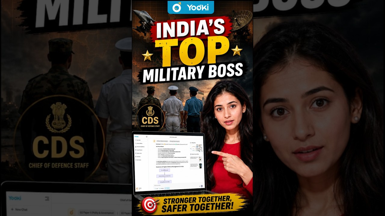 ⚔️ Who is India&rsquo;s New CDS? Role of CDS Explained Simply | UPSC