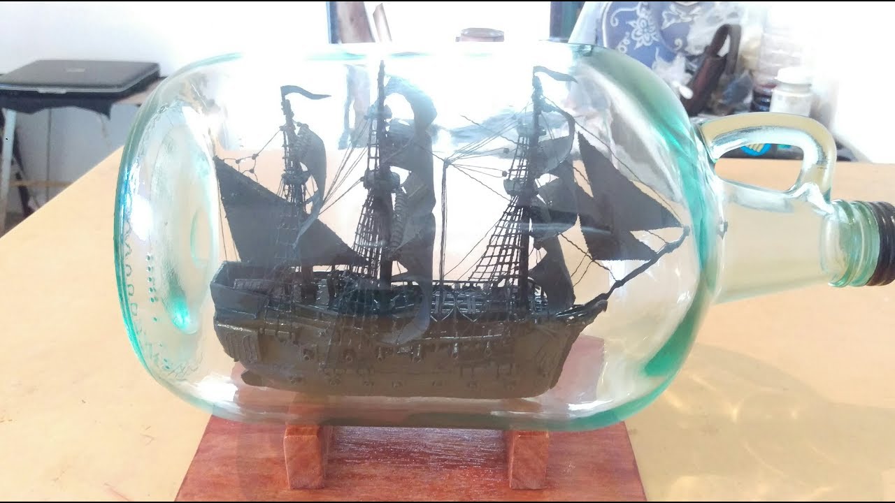 BARCO EN BOTELLA l PERLA NEGRA