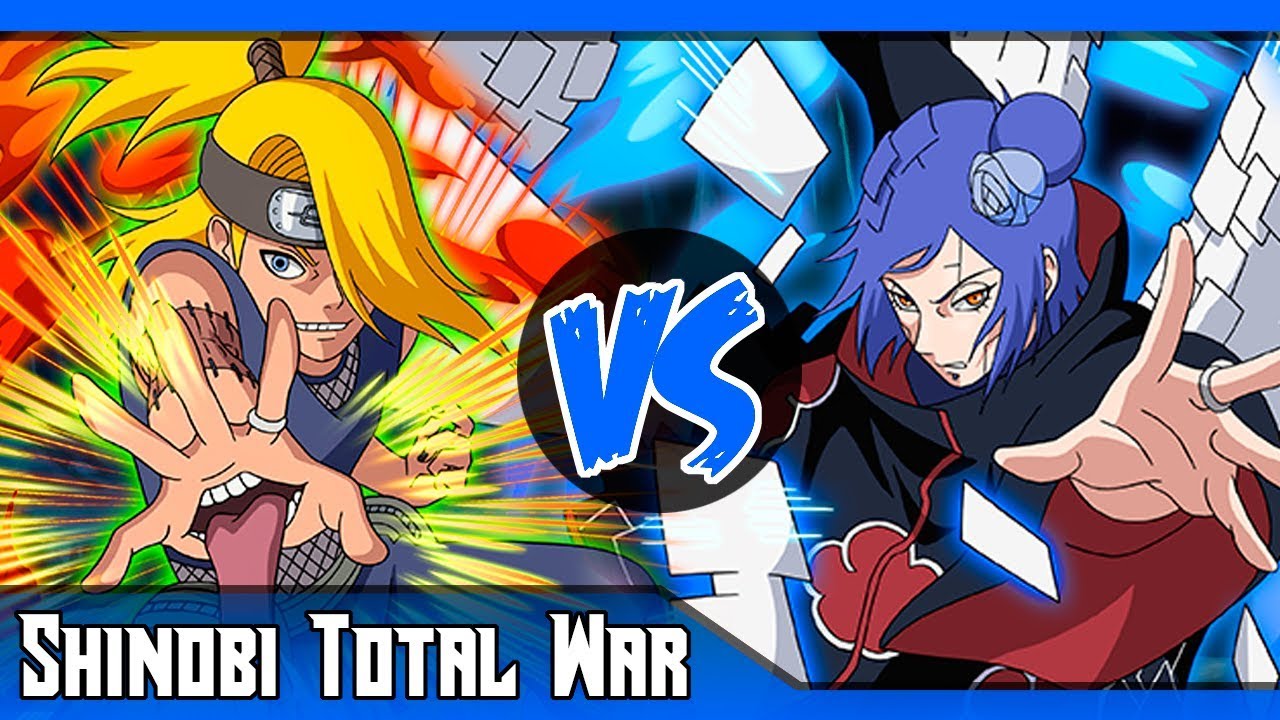 Konan VS Deidara | ¿Quién ganaría? | SHINOBI TOTAL WAR
