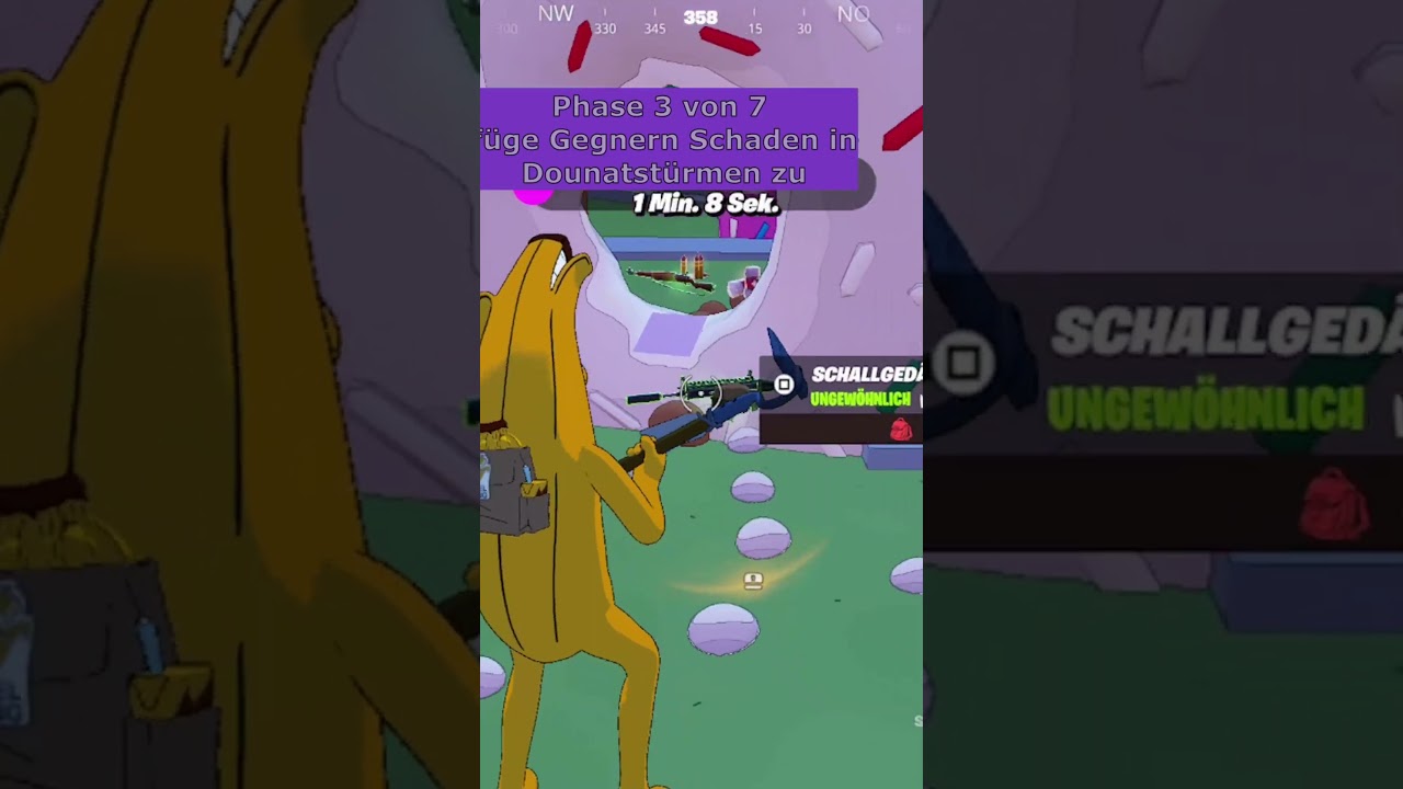 Fortnite Story Donut Desaster Aufgaben deutsch Battle Royal nullbauen  
