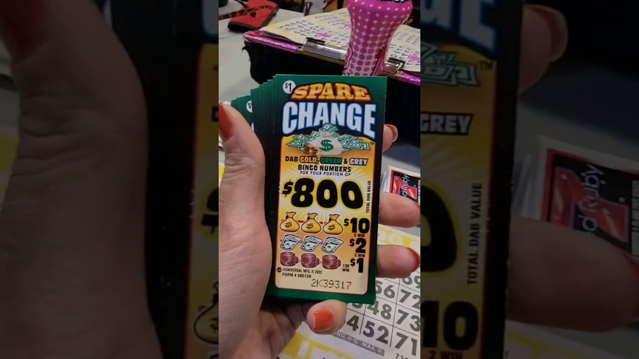 Pull tabs Spare Change $800  #opening #unboxing #pulltabs #asmr