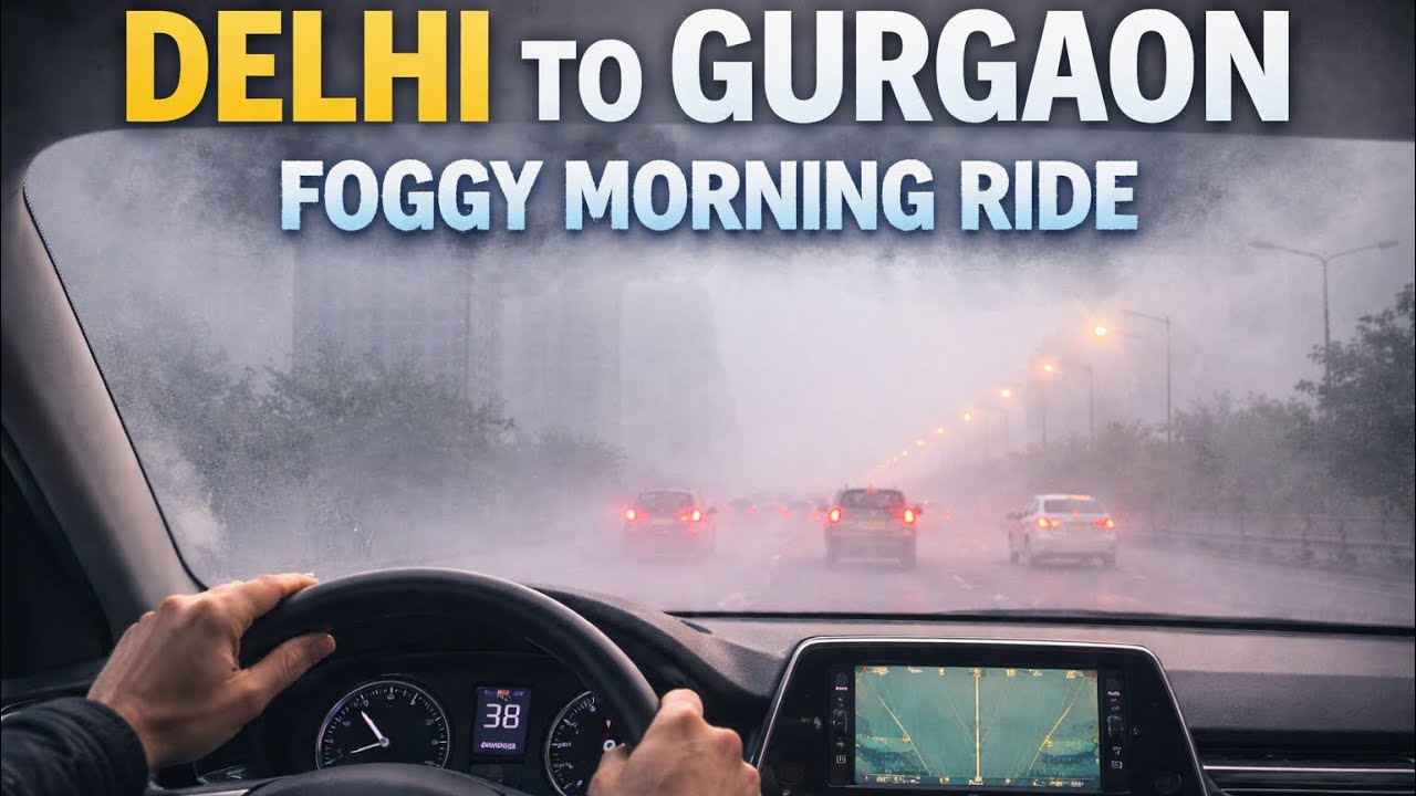 6-Jan-26 Delhi - Gurgaon Foggy morning