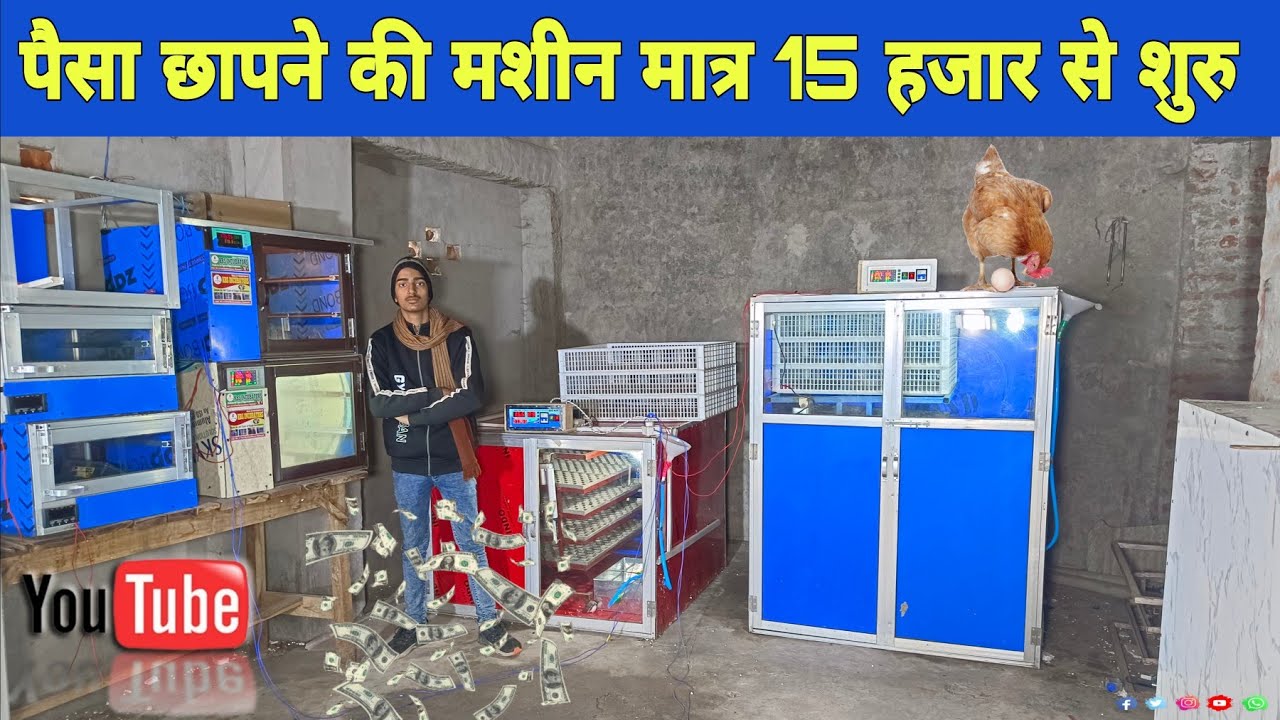 अण्डे से चूजे निकलने वाली मशीन मात्र 15 हजार से शुरु | Eggs incubator | Mini eggs incubator