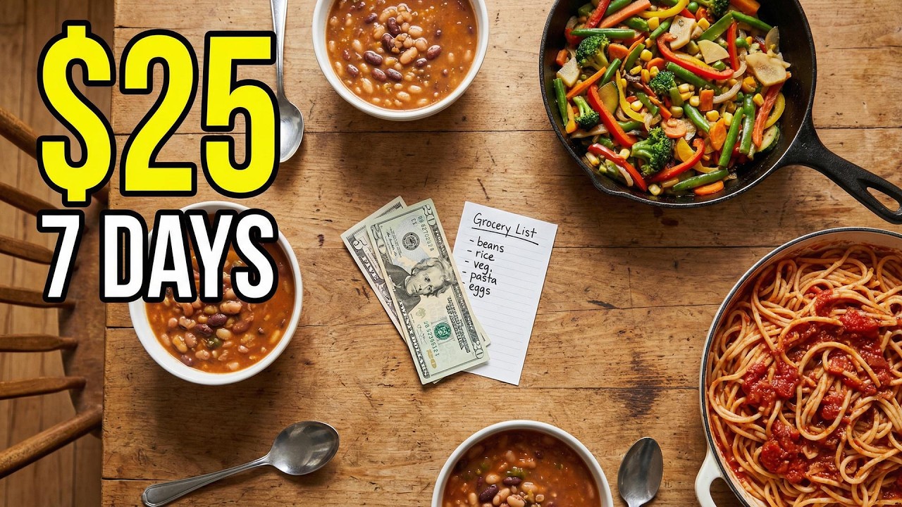 I Ate for a Week on $25 Realistic Fixed Income