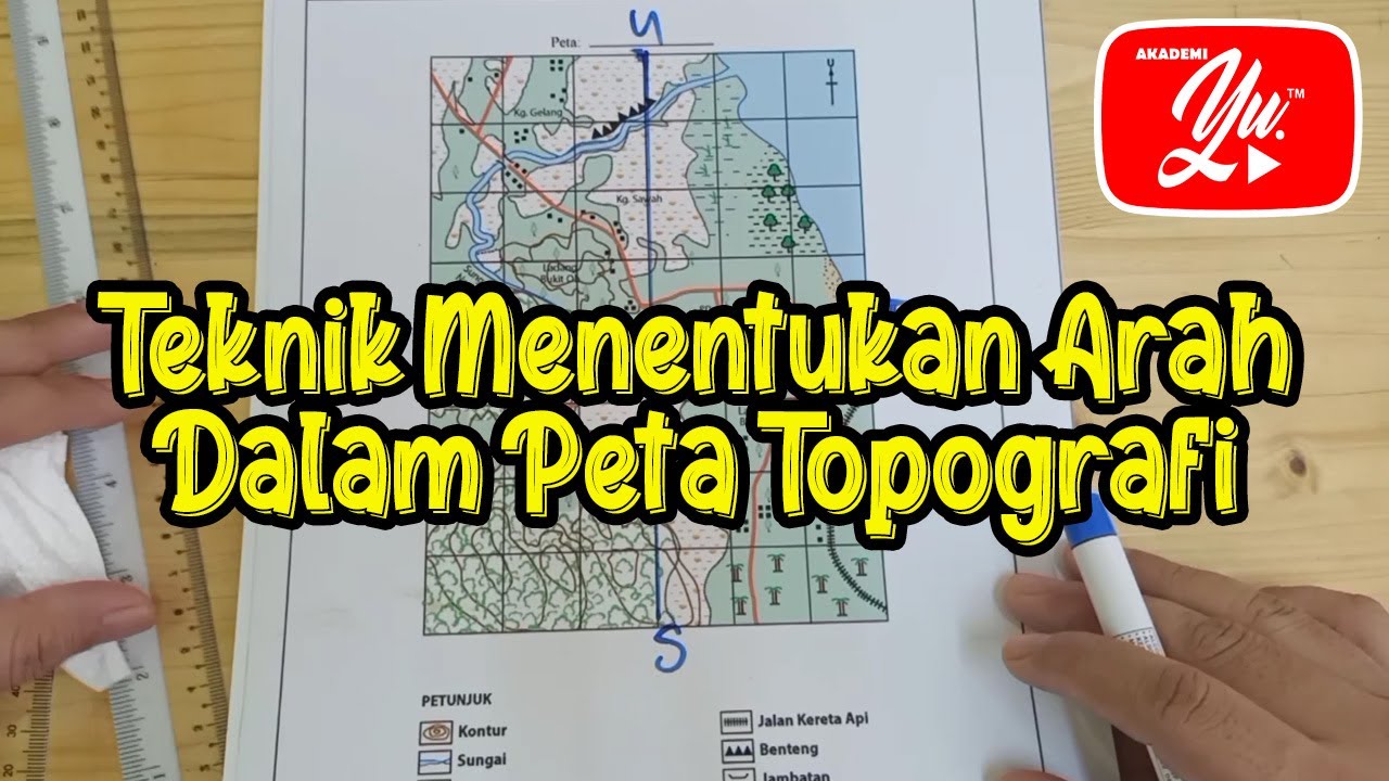 Teknik Menentukan Arah Dalam Peta Topografi (Tingkatan 4)