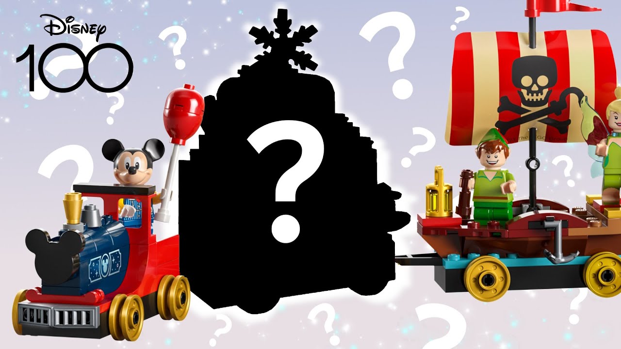 Добавление нового персонажа в праздничный поезд LEGO Disney
