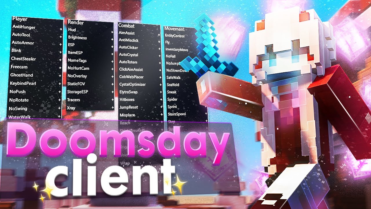 Взломщик: Клиент Судного дня для Minecraft 2025 &mdash; Лучший бесплатный клиент с возможностью внедрен...