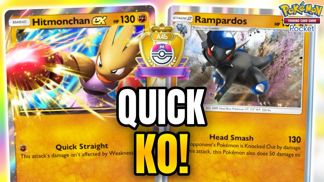 Колода Hitmonchan EX заставляет противников БЕЖАТЬ В ЯРОСТИ В Pokemon TCG Pocket!