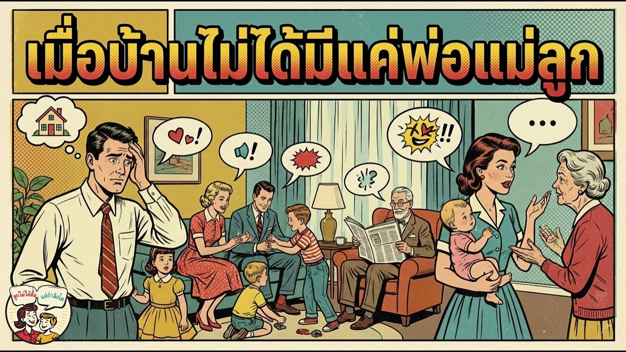เมื่อบ้านไม่ได้มีแค่พ่อแม่ลูก การเลี้ยงลูกในครอบครัวขยาย | ลูกไม่ได้ดื้อ แค่กำลังโต