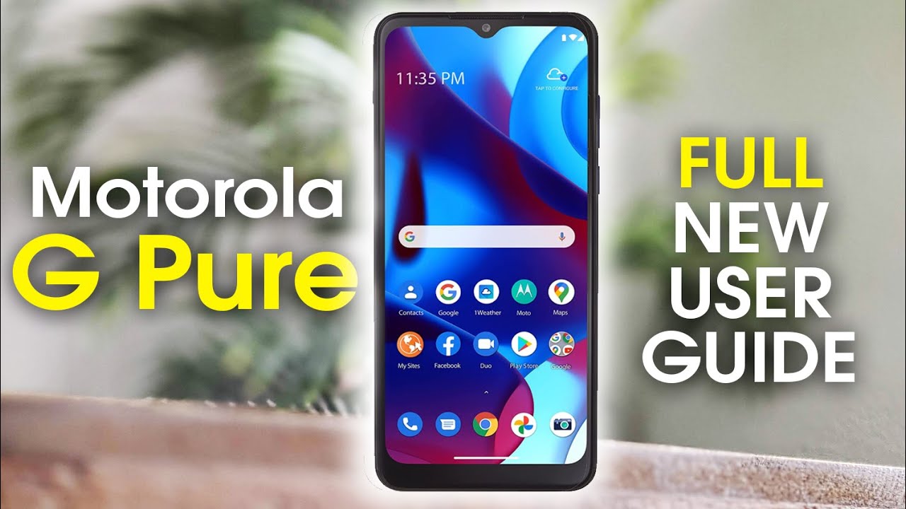 Moto G Pure Complete New User Guide |  Motorola G Pure for New Users | H2TechVideos