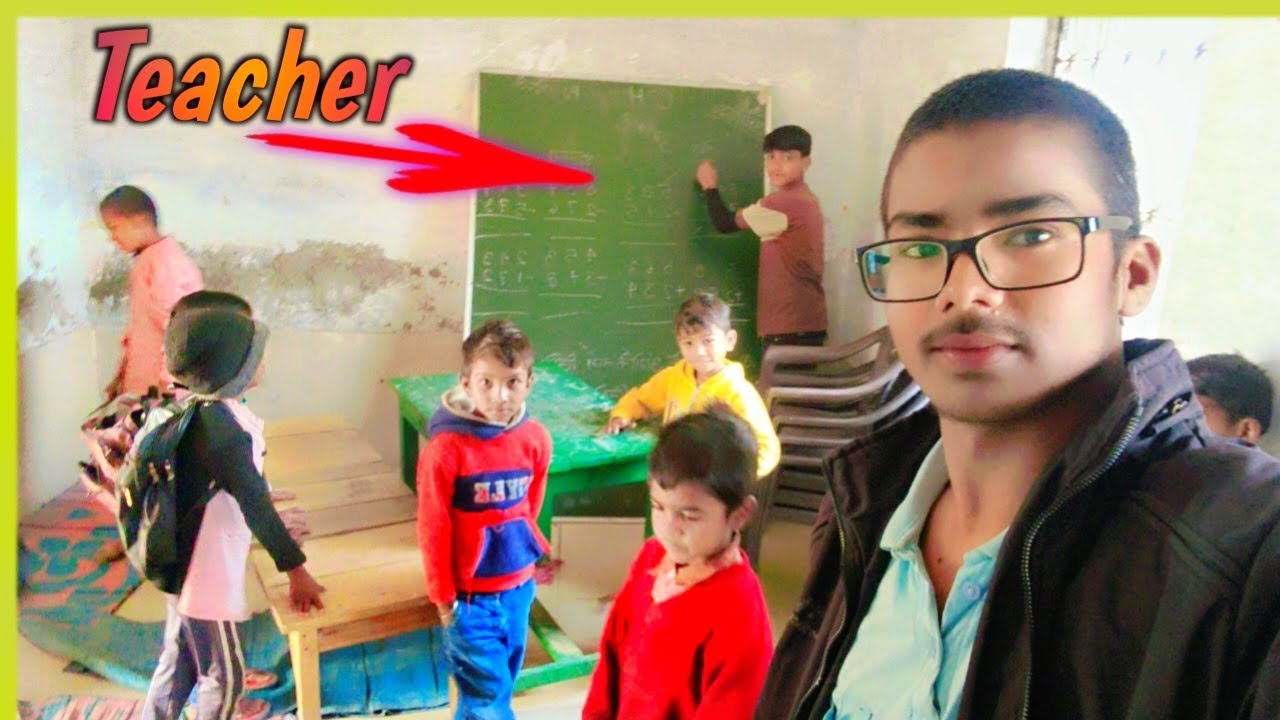 Aaj cameraman ban chuke hain teacher aur bacche ban Gaye singer