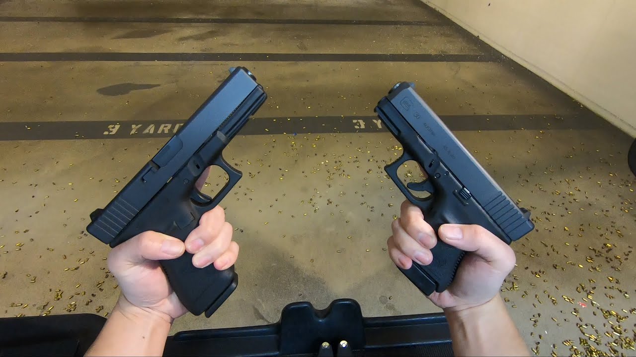 Glock 21SF vs Glock 30SF (.45ACP)