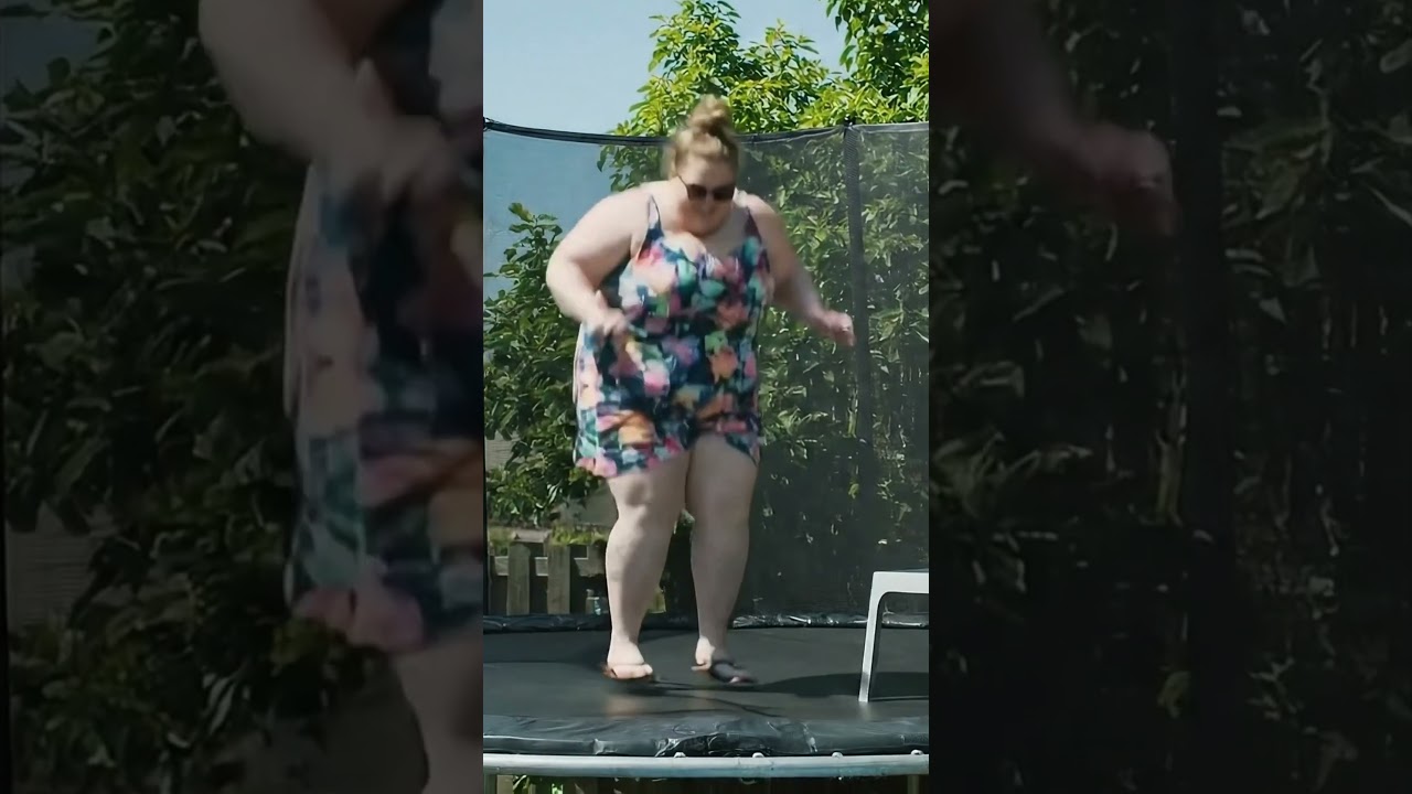 Body in Motion: Realistic AI  by Plus-Size Athlete&rdquo;#aishorts #bodypositivity #viral #trampoline