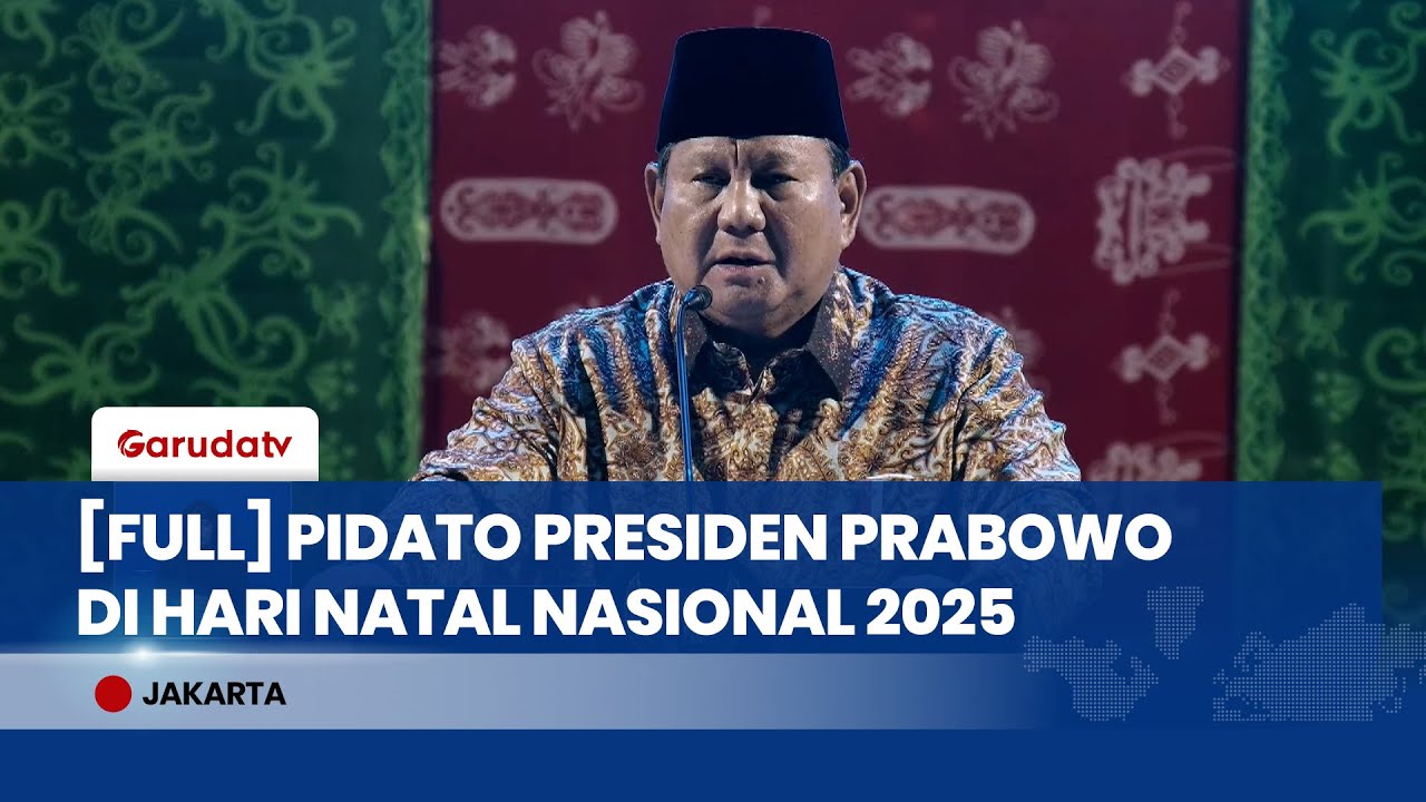 Presiden Prabowo Beri Pesan Haru di Natal Nasional 2025: Tekankan Kesederhanaan & Kebersamaan!