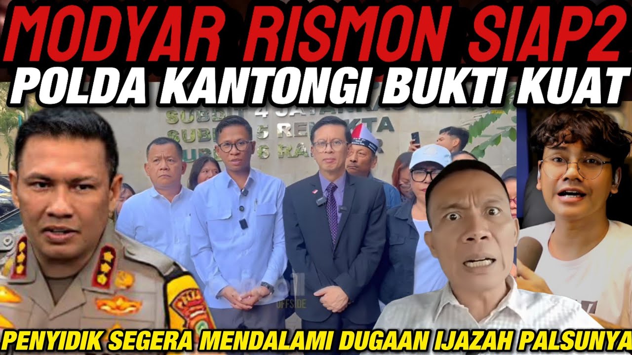 RISMON MODYAR!! POLDA METRO KANTONGI BUKTI KUAT DUGAAN IJAZAH PALSU RISMON..