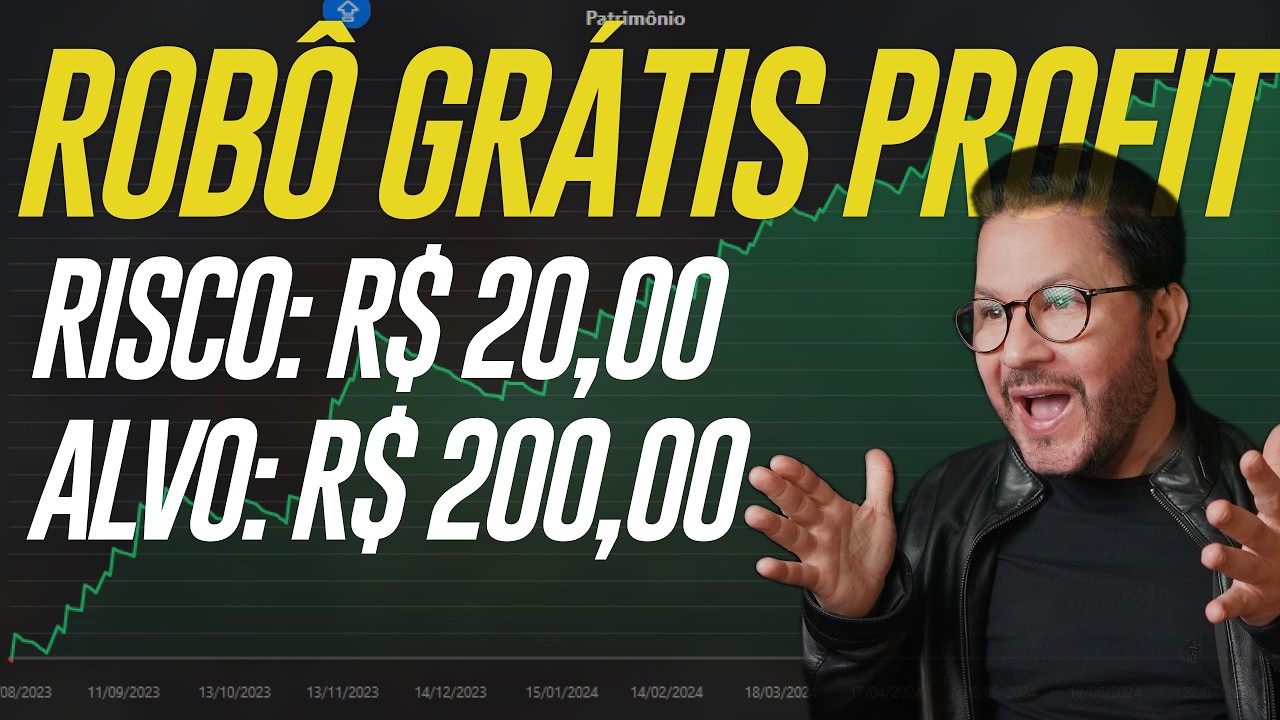 ROBÔ DAY TRADE com ALTO RISCO RETORNO no ÍNDICE