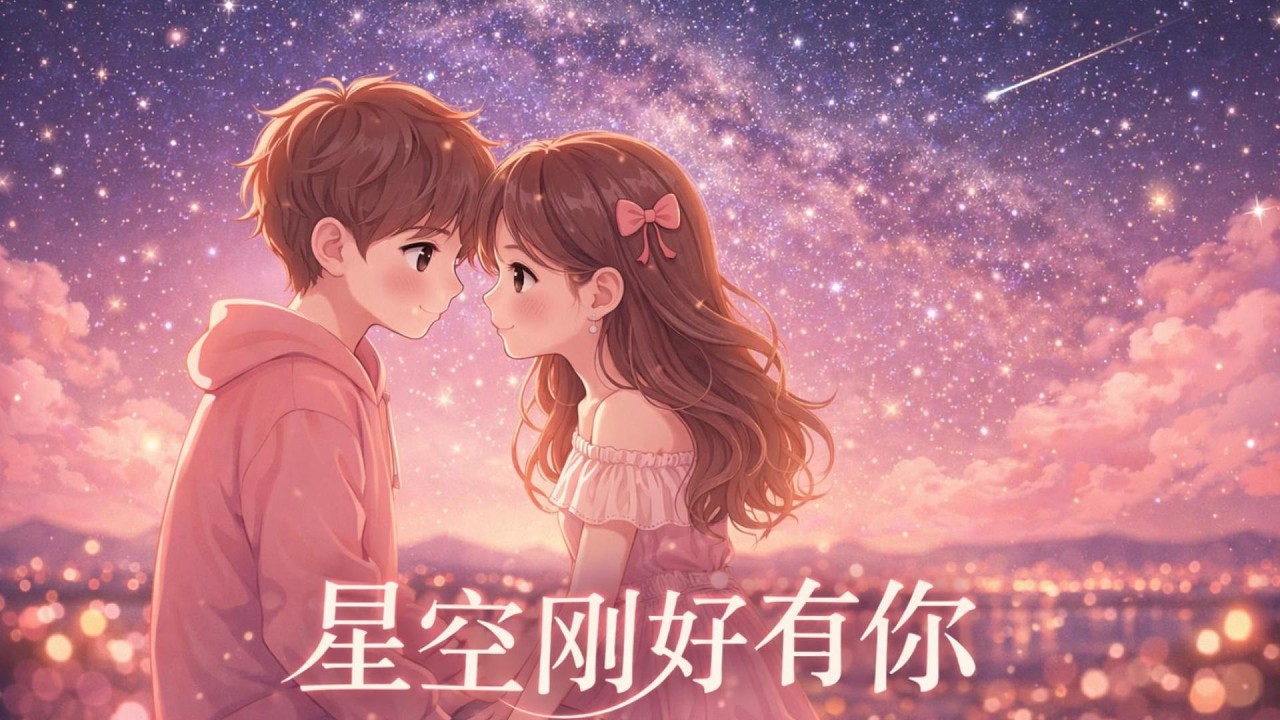 Asher 家宏 - 【星空刚好有你】（原唱：AI）星空刚好有你多浪漫 【歌词】