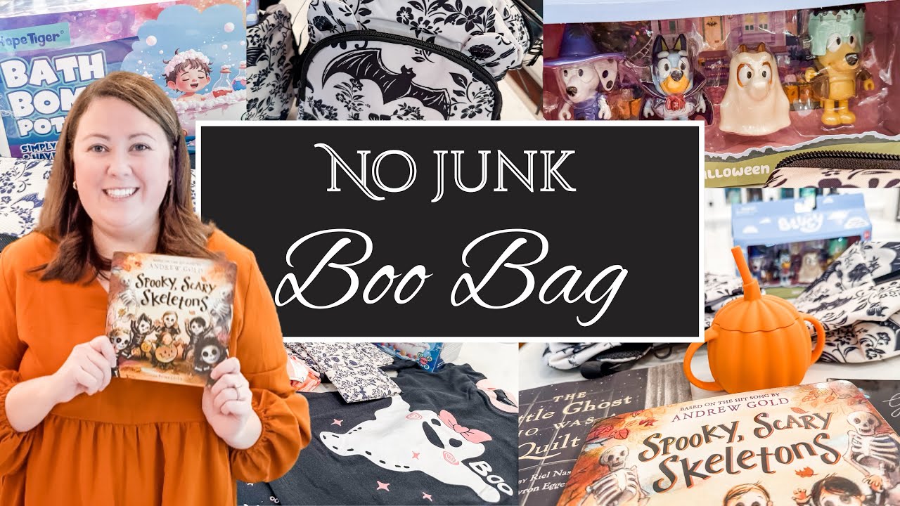 No Junk Boo Bag for Kids! 🖤