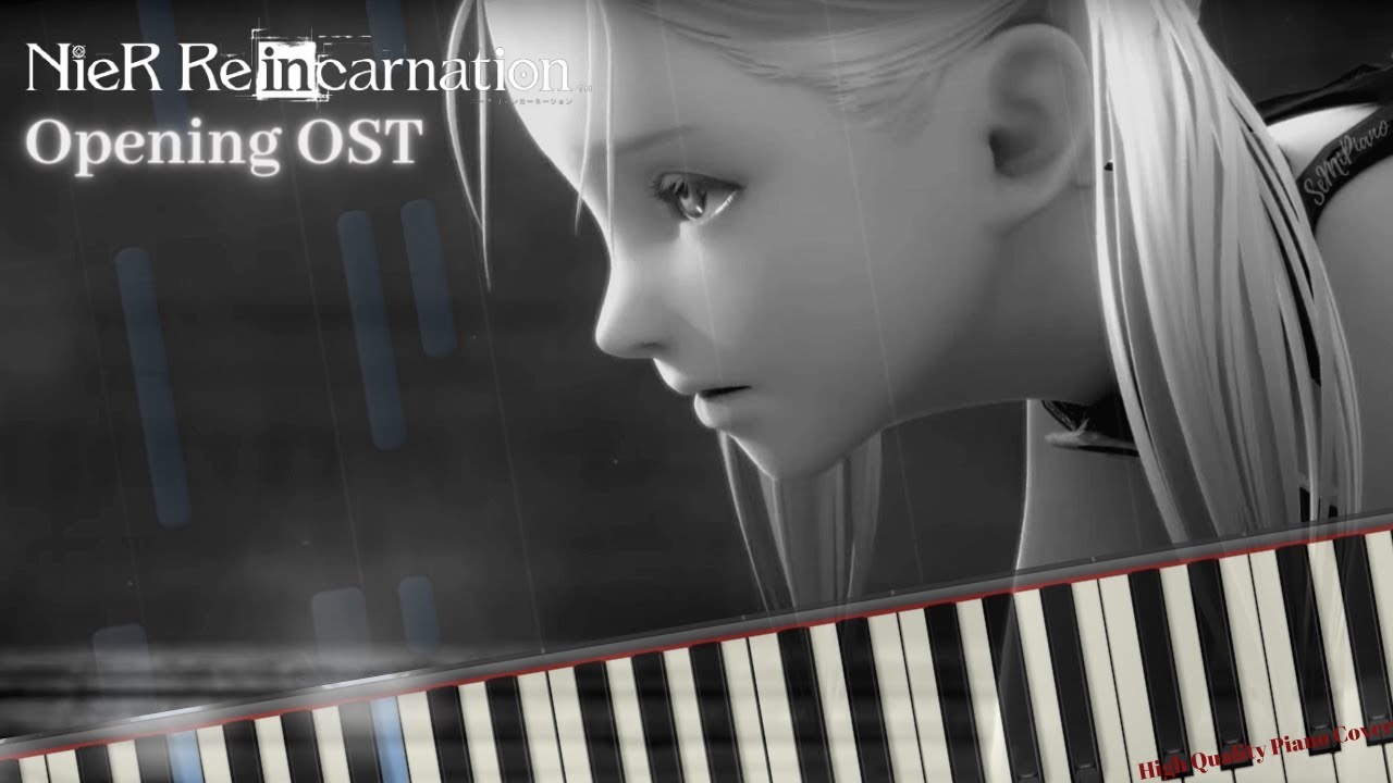 NieR Re[in]carnation - Opening Movie OST Inori - 祈り [Piano Cover] [Synthesia] ニーア リィンカーネーション