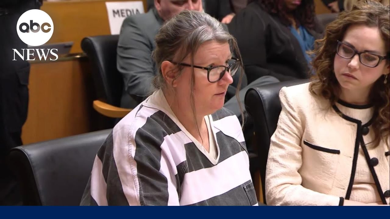 Mother of Michigan school shooter Ethan Crumbley speaks before sentencing