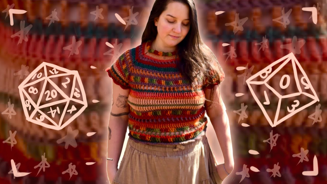 ROLL FOR SCRAP (3)!! Crocheting A Colosseum Crop | Stash Busting Series