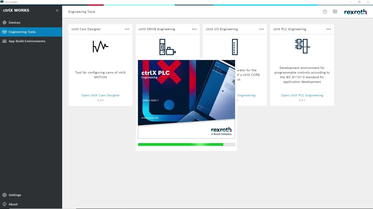 Bosch Rexroth ctrlX AUTOMATION |  First contact ctrlX WORKS