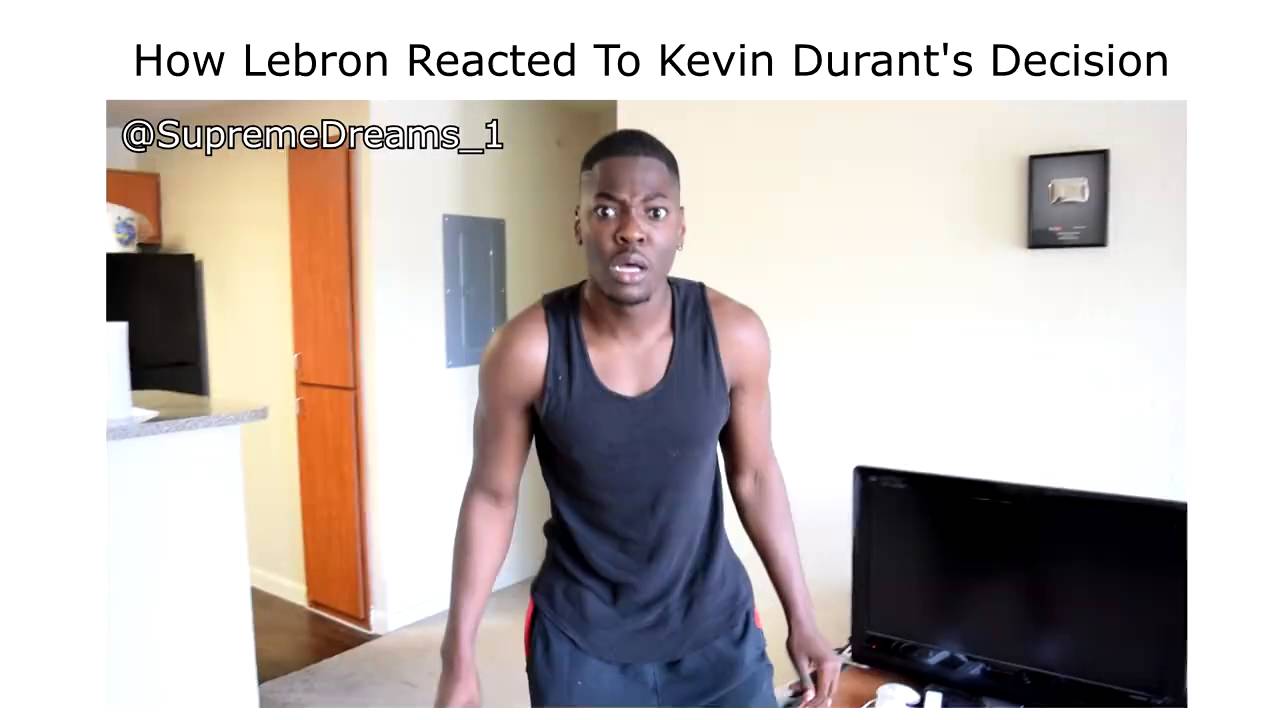 How Lebron Reacted To Kevin Durant's Decision done by SupremeDreams_1's / RDCworld1