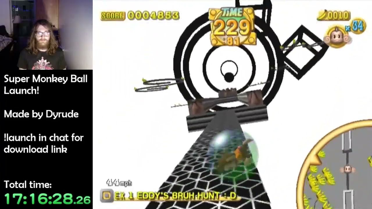 Super Monkey Ball: Launch! - Full first playthrough (Part 3 - Extra Kaizo stages)