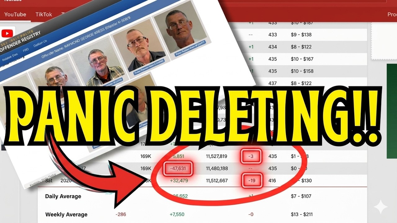 Offended Outcast is SCRUBBING his channel in real-time!