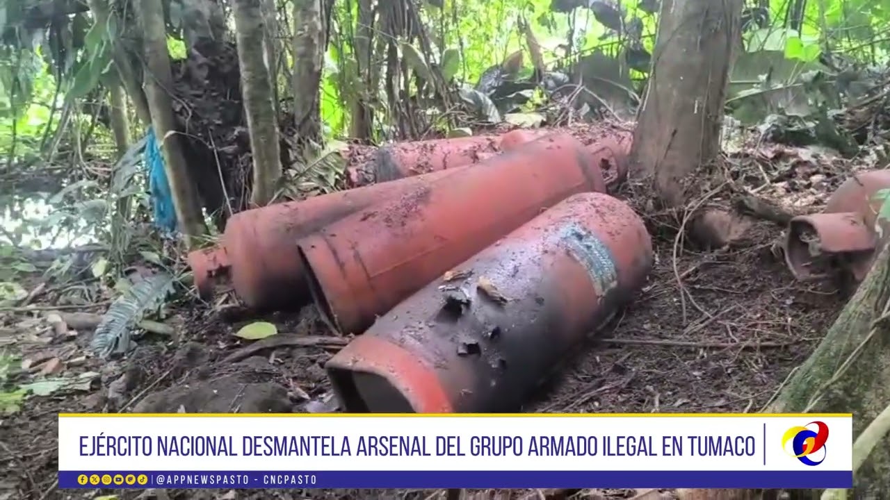 #CNCNoticiasPasto| Ejército Nacional desmantela arsenal del grupo armado ilegal en Tumaco