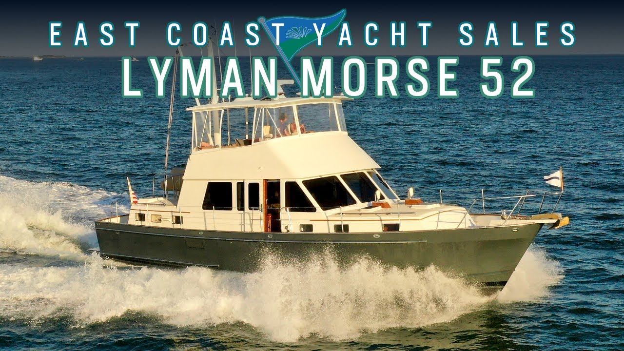 Lyman Morse 52 Motoryacht Video tour.
