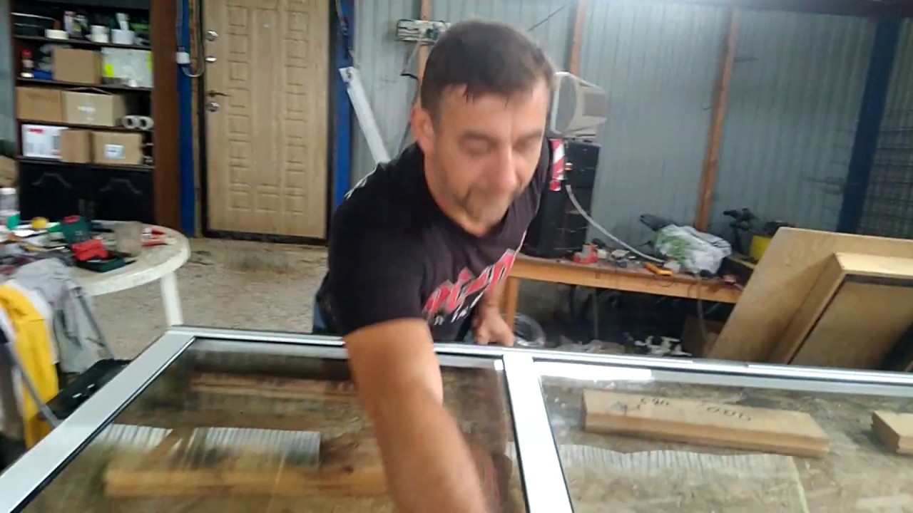 Инструкция по сборке раздвижной створки .