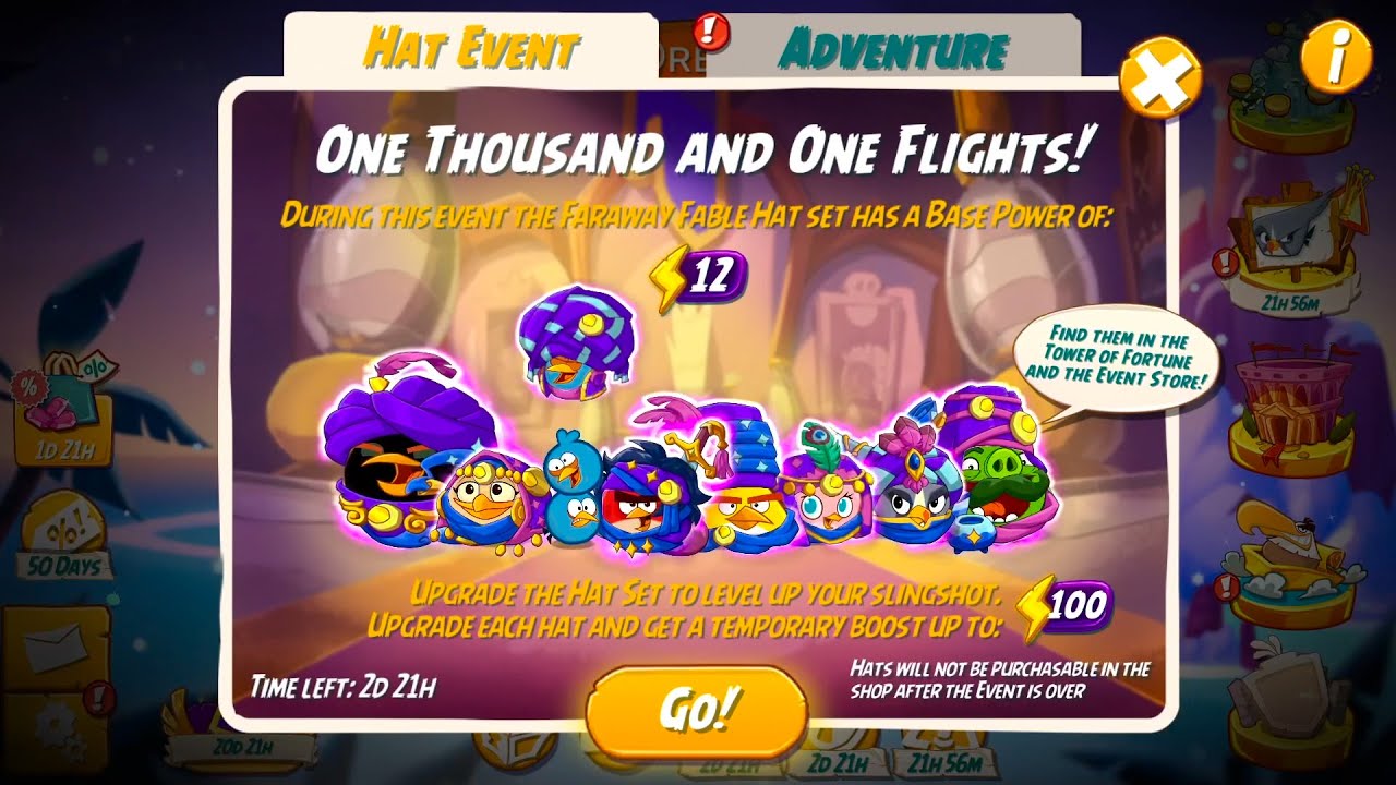 Unlock Faraway Fable Hat Set | Angry Birds 2 Tower of Fortune 2026