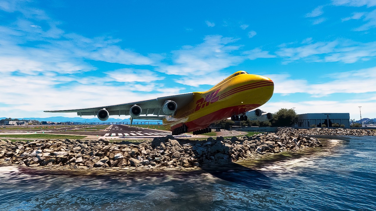 É mais difícil decolar do que pousar aviões gigantes em pista pequena?