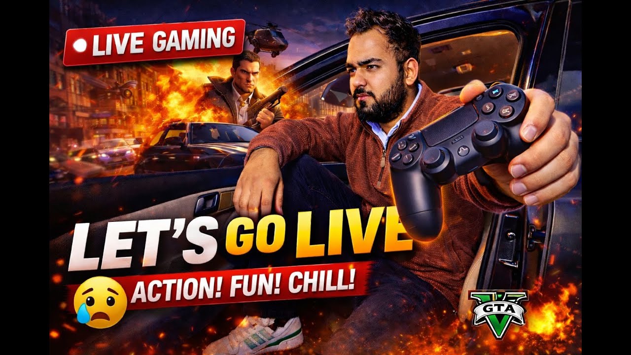 GTA V LIVE 🔥 | Full Masti + Open World Fun 😱🎮 | Hindi Live Stream