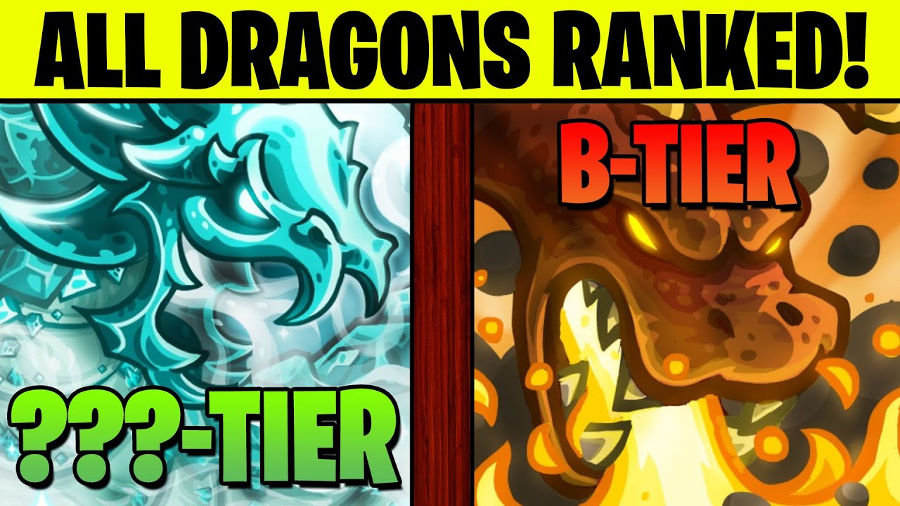 Ranking Every Dragon In Kingdom Rush Series