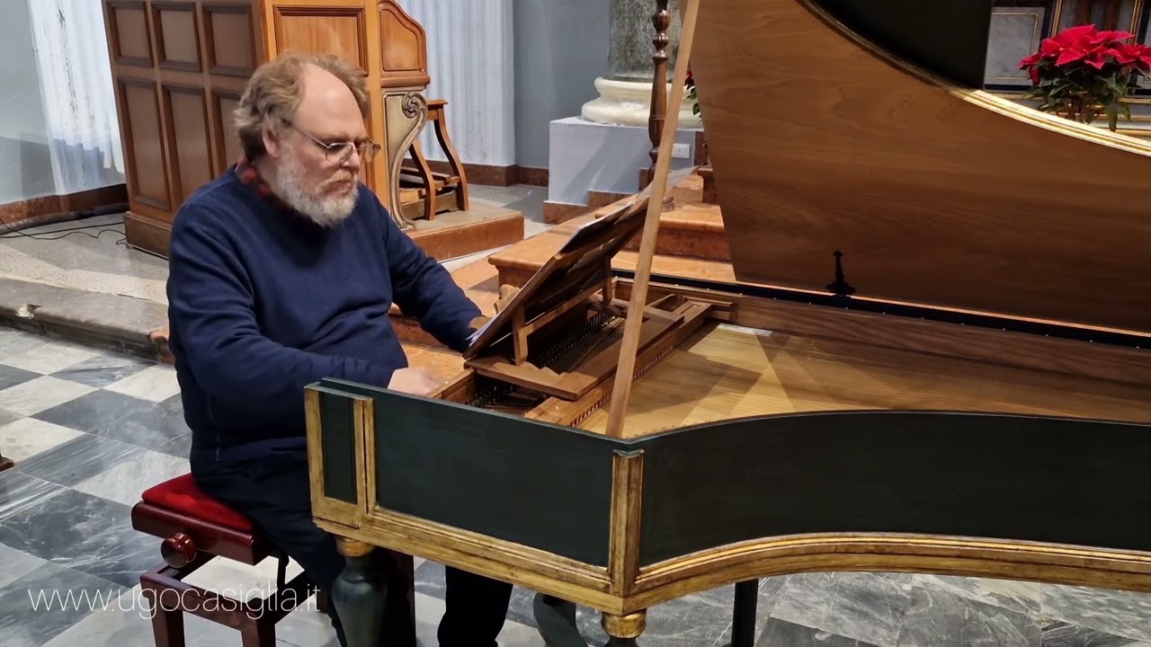 Norberto Broggini playing on harpsichord after Giacomo Ridolfi around 1665 (Rome) - PART 3/5