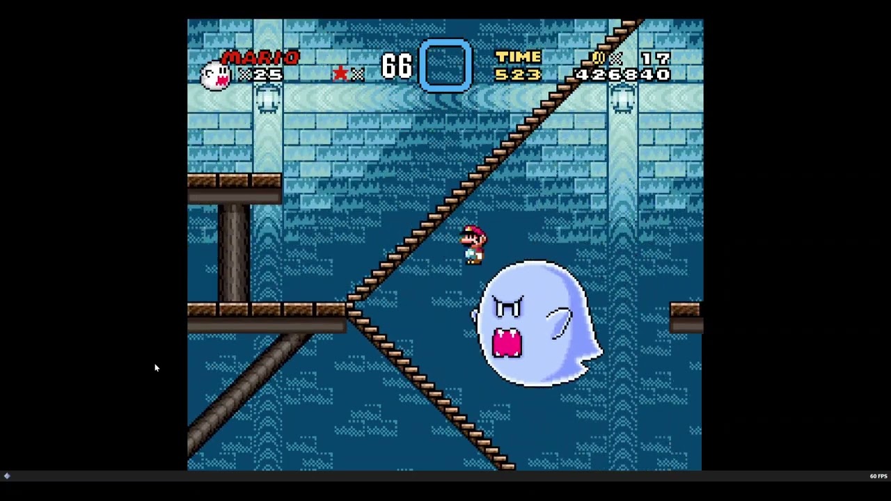 Super Mario World: Return To Dinosaur Land - Choco Ghost House Normal Exit
