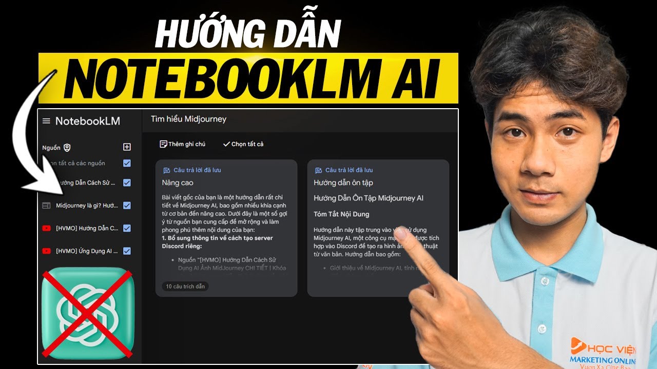 Hướng Dẫn Cách Sử Dụng NotebookLM AI 2025 (Tool AI Mới Nhất của Google)