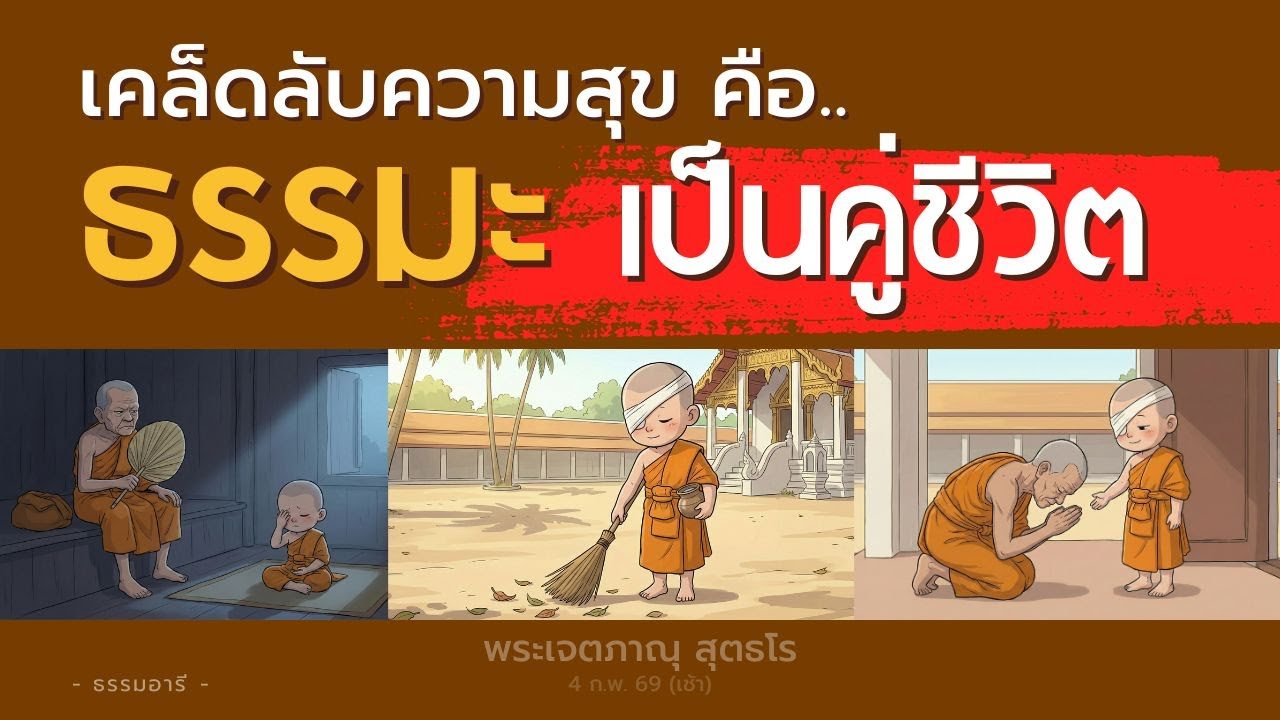 จิตที่ตั้งอยู่ในธรรม ย่อมอดทนต่อความโกรธในทุกสถานการณ์ | พระเจตภาณุ สุตธโร | 4 ก.พ. 69 (เช้า)