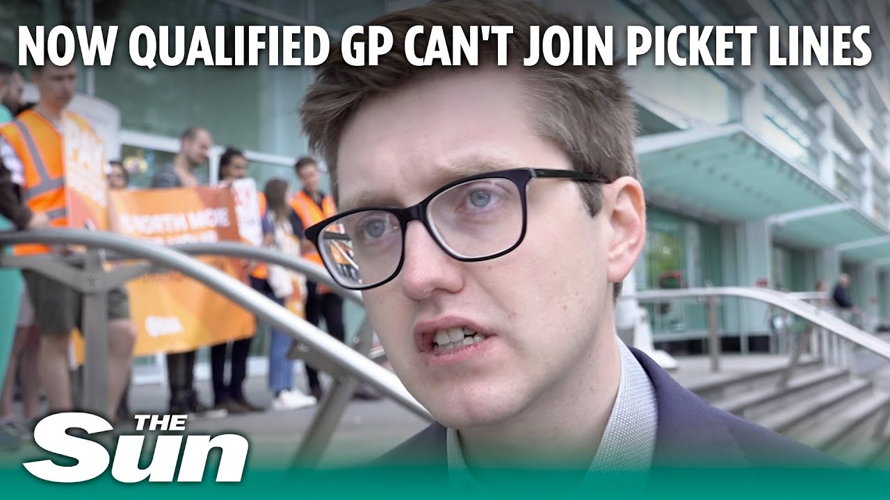 Junior doctors' strike leader is NO LONGER a junior doc and can't even strike