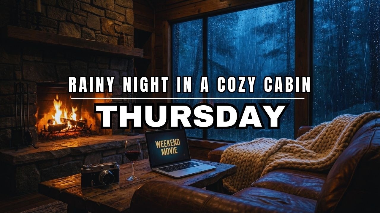 Stress Relief in a Cozy Cabin 🍷 Smooth Jazz Music & Crackling Fireplace Ambience
