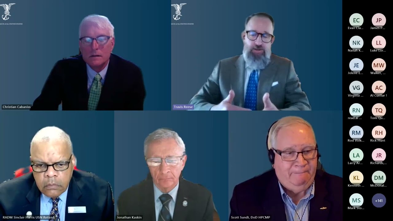 2025-2026 Navy League Maritime Policy Webinar and Q/A