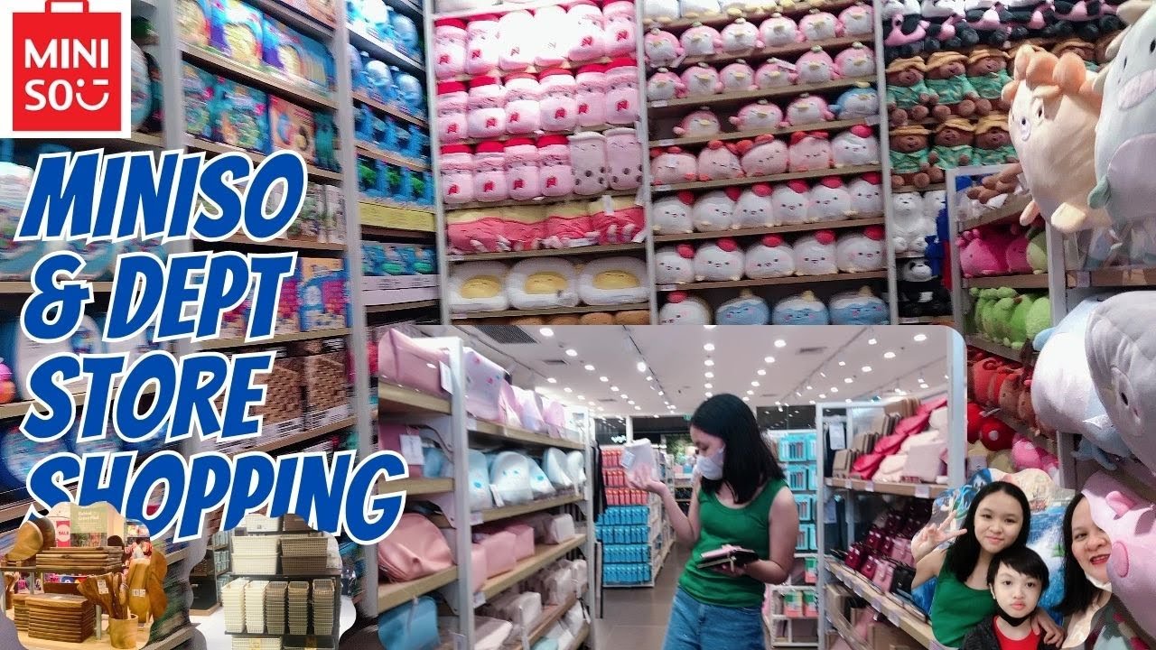 MINISO AND DEPT STORE SHOPPING #shopping #miniso #groceryshopping