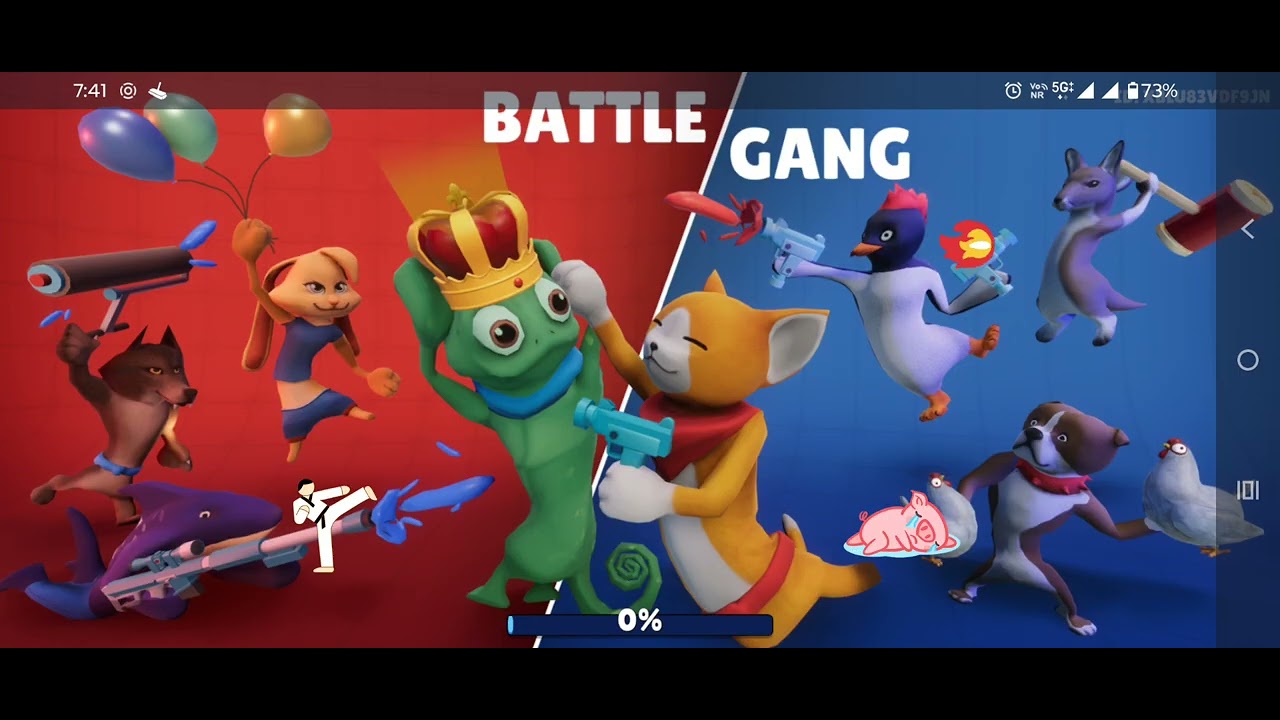 This is my first video in battle gang#brawl#fight