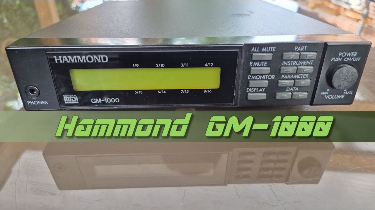 Wolfenstein 3D (General Midi) on the Hammond GM-1000