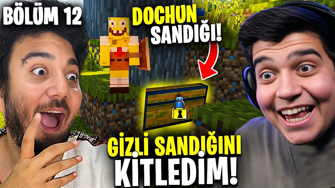 YOUTUBERLARIN GİZLİ SANDIKLARINI KİLİTLEDİM! ÇOK SİNİRLENDİLER 🤣 EKİPLE MİNECRAFT SURVİVAL BÖLÜM 12